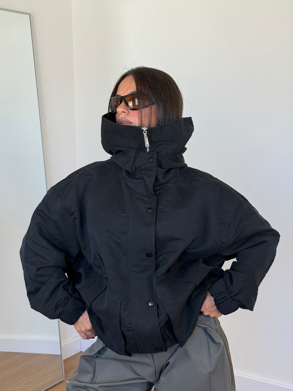FUNNEL-NECK ICELAND JACKET