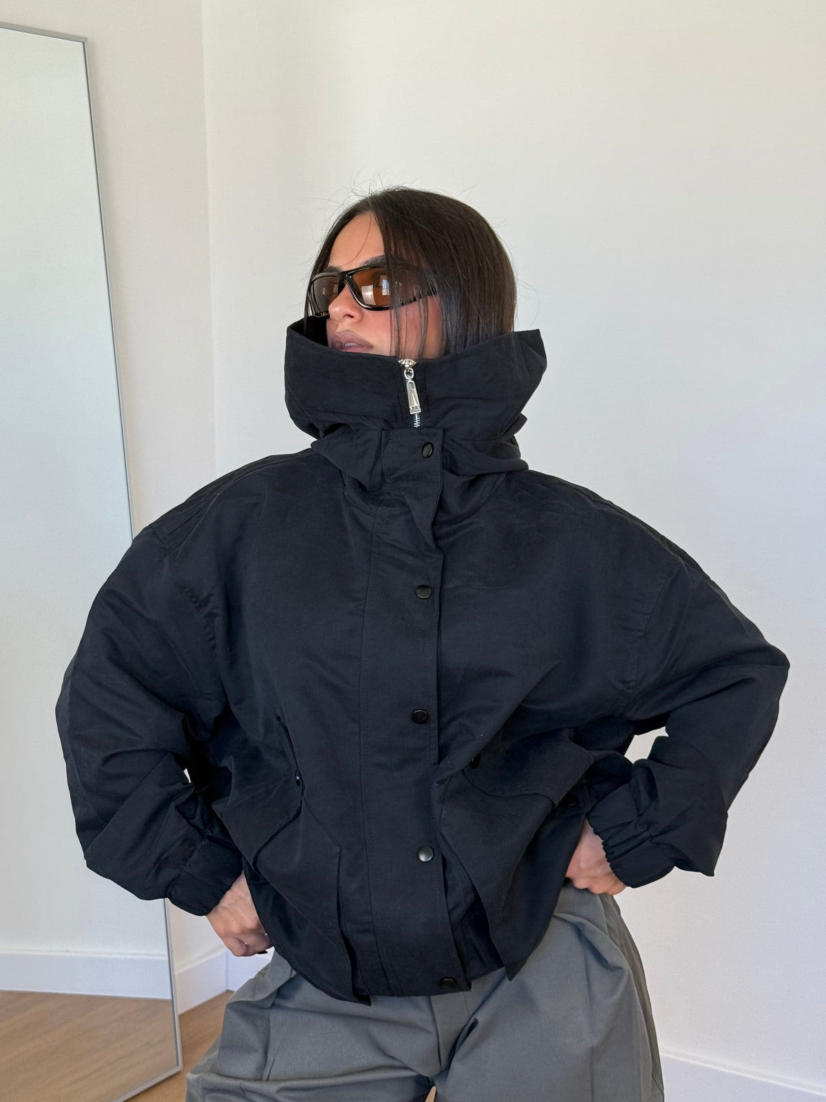 FUNNEL-NECK ICELAND JACKET