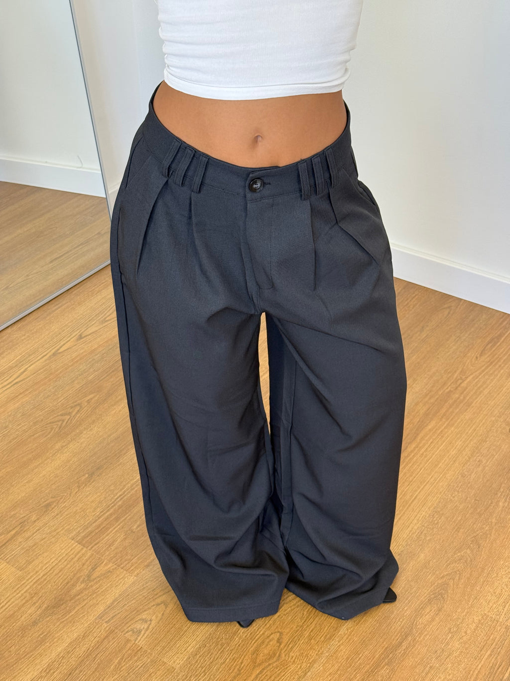 WIDE HAILEY B. PANT NERO