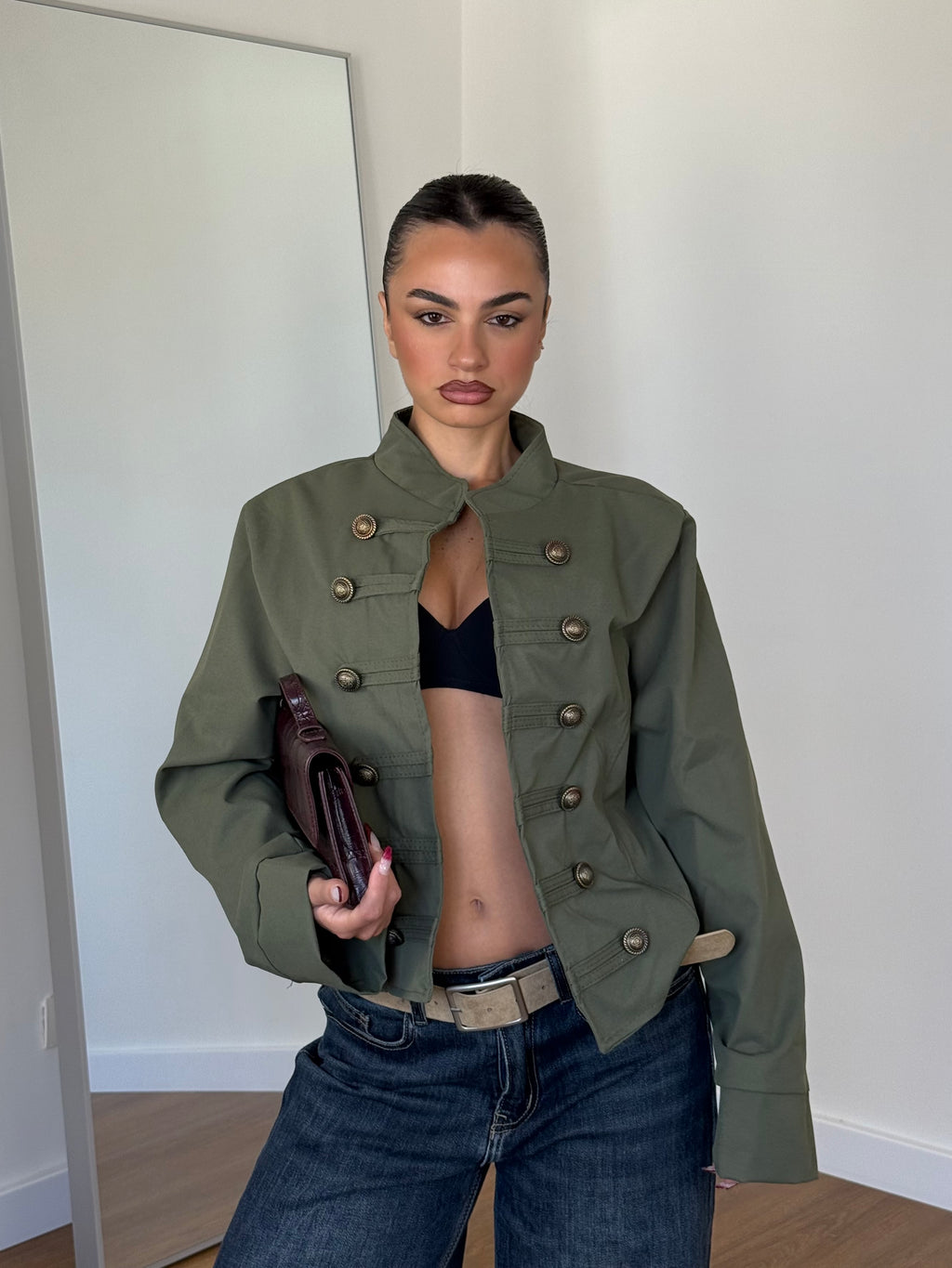 NAPOLEONIC-STYLE JACKET GREEN