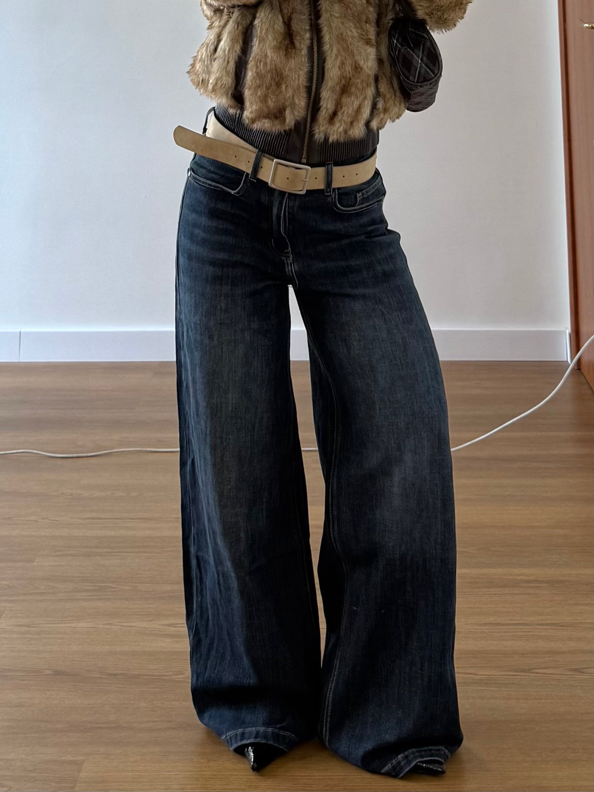 VINTAGE STRAIGHT FIT BLUE DENIM