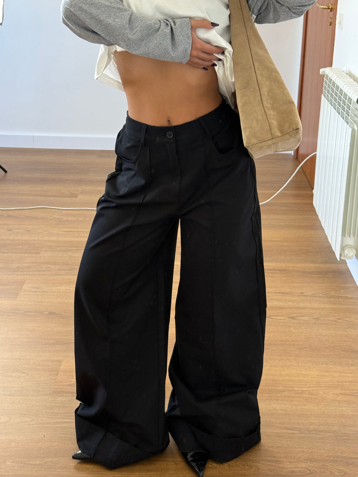 WIDELINE WIDE PANT BLACK