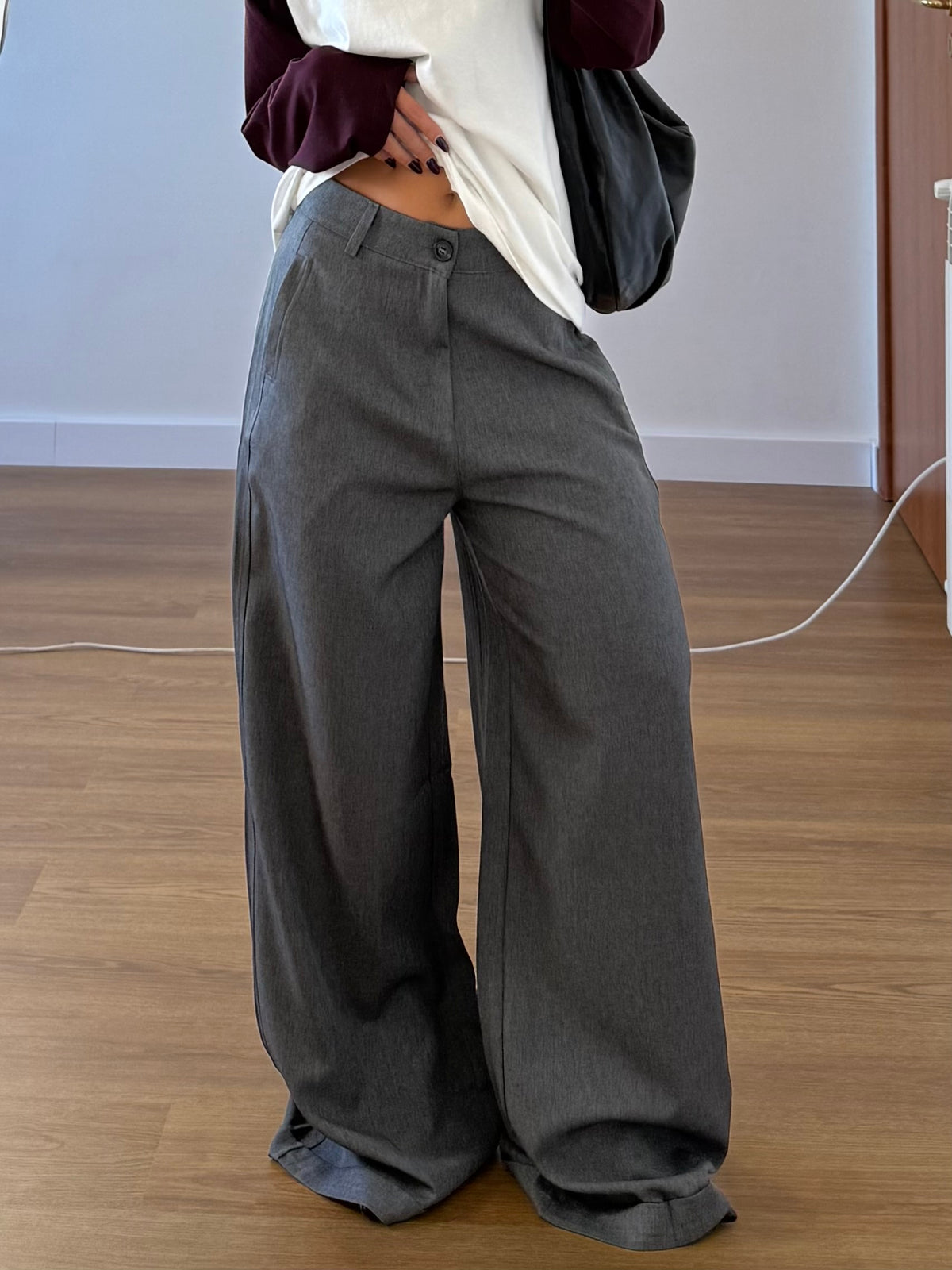 EXTRABASIC WIDE PANT GREY