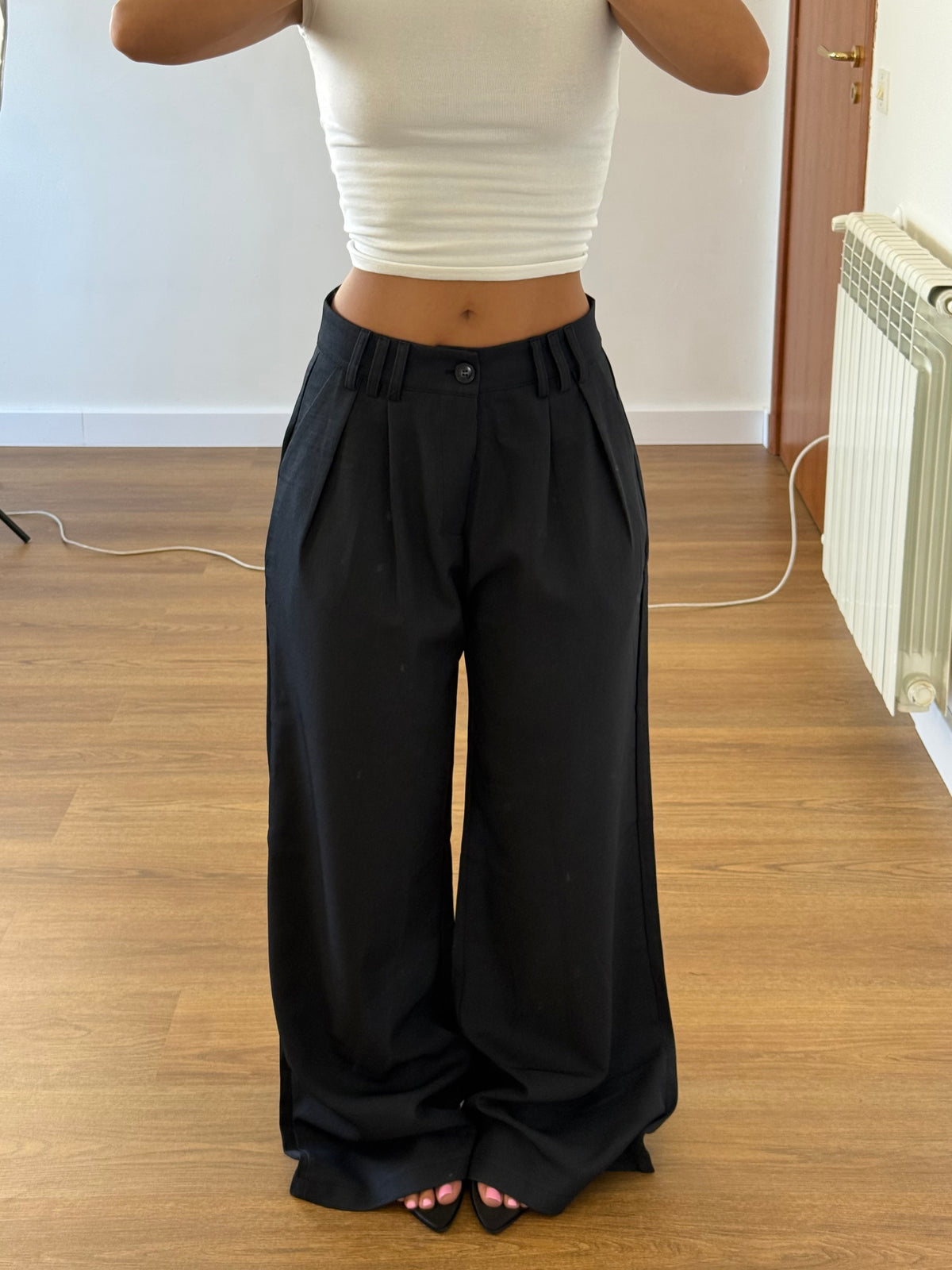 WIDE HAILEY B. PANT NERO
