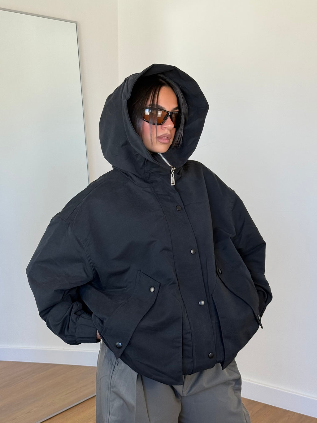 FUNNEL-NECK ICELAND JACKET