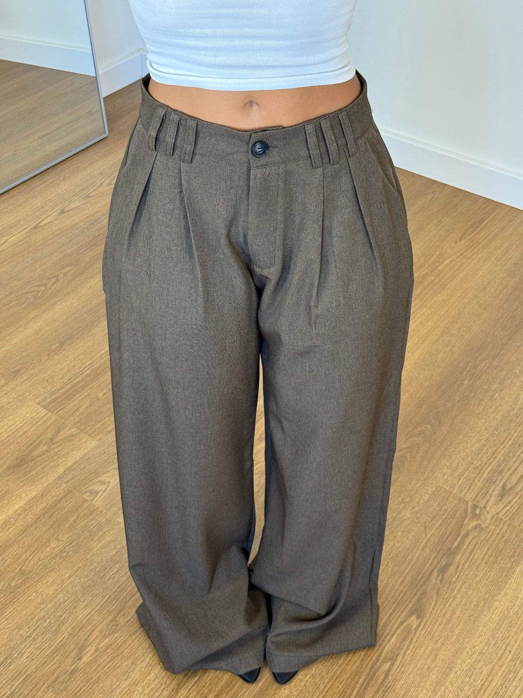 WIDE HAILEY B. PANT BROWN