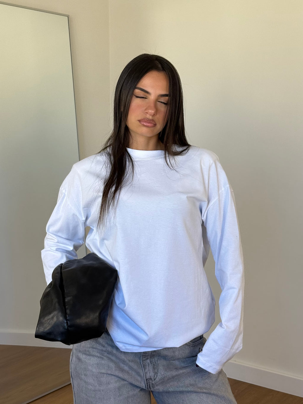 BASIC LONGSLEEVE SHIRT WHITE