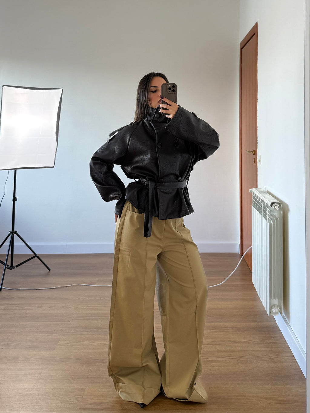 WIDELINE WIDE PANT SAND