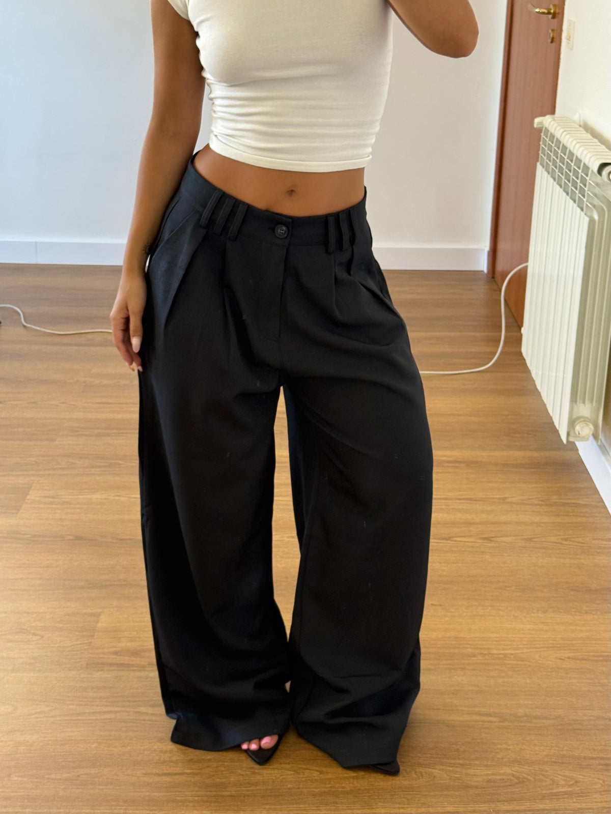 WIDE HAILEY B. PANT NERO