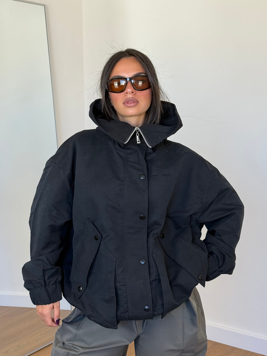 FUNNEL-NECK ICELAND JACKET