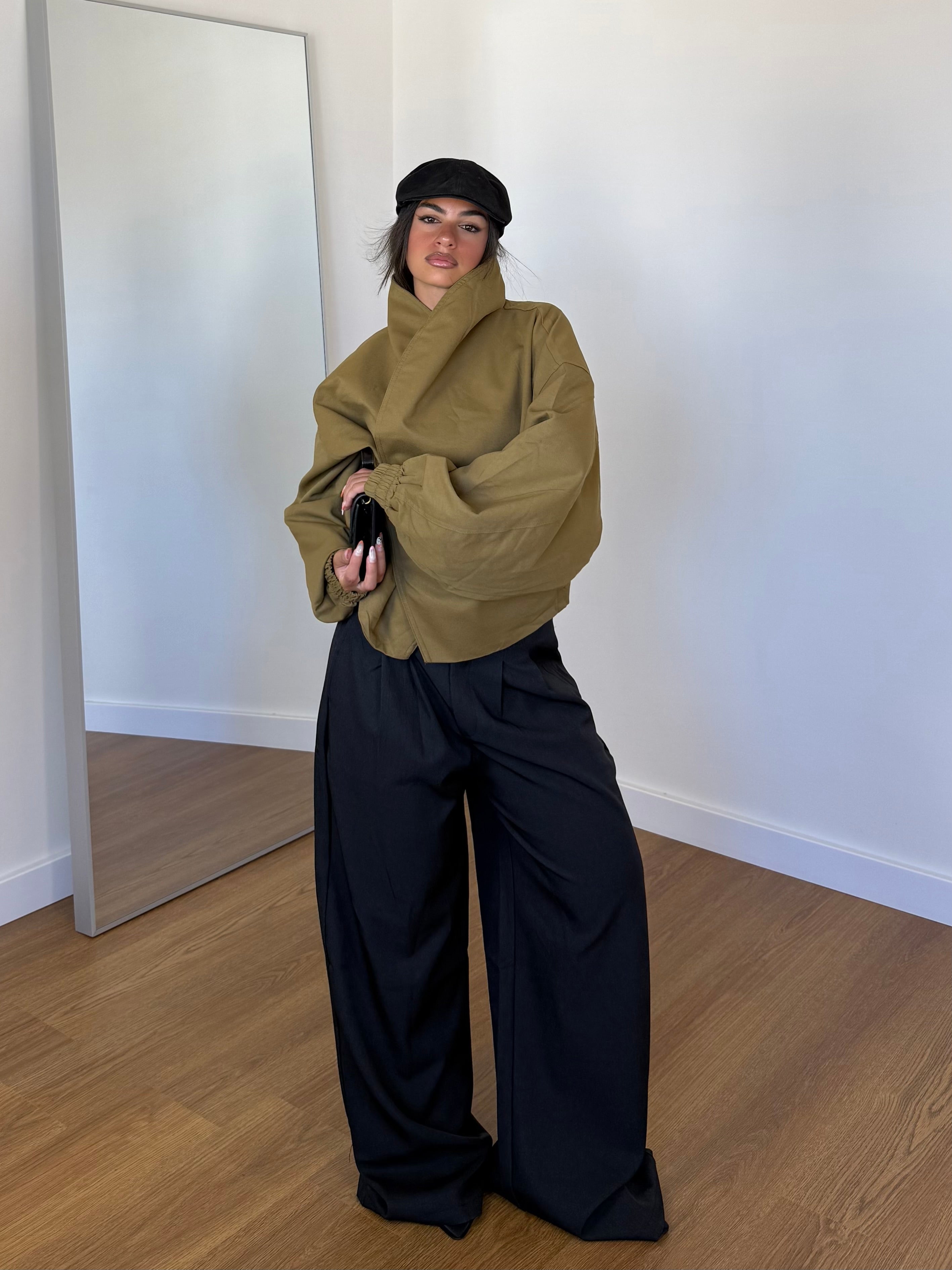 BASIC WIDE PANT NERO