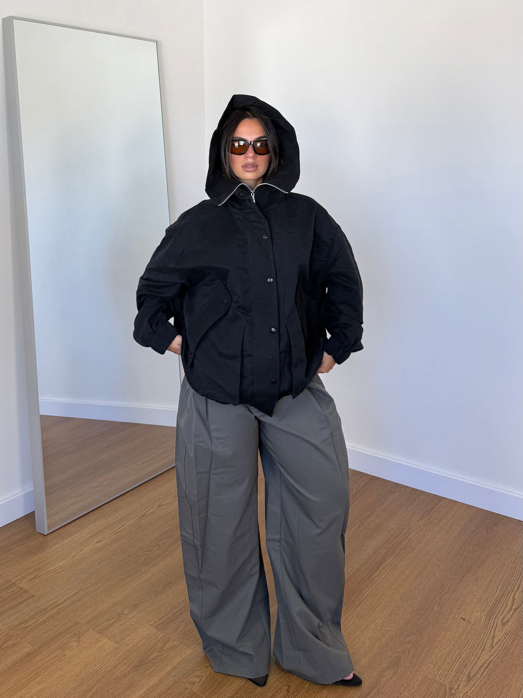 FUNNEL-NECK ICELAND JACKET