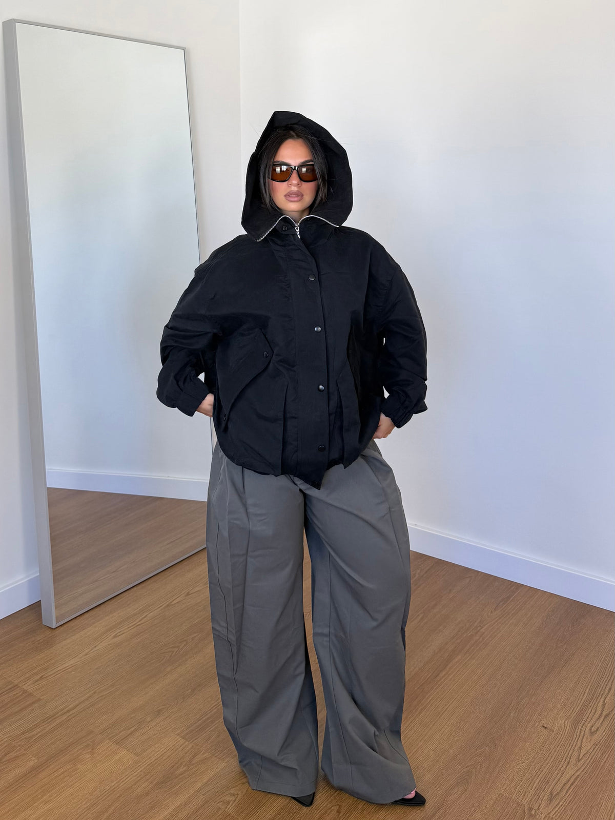 FUNNEL-NECK ICELAND JACKET