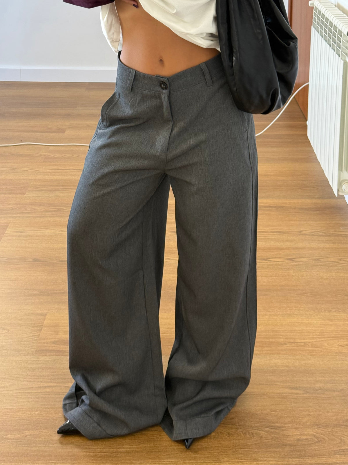 EXTRABASIC WIDE PANT GREY