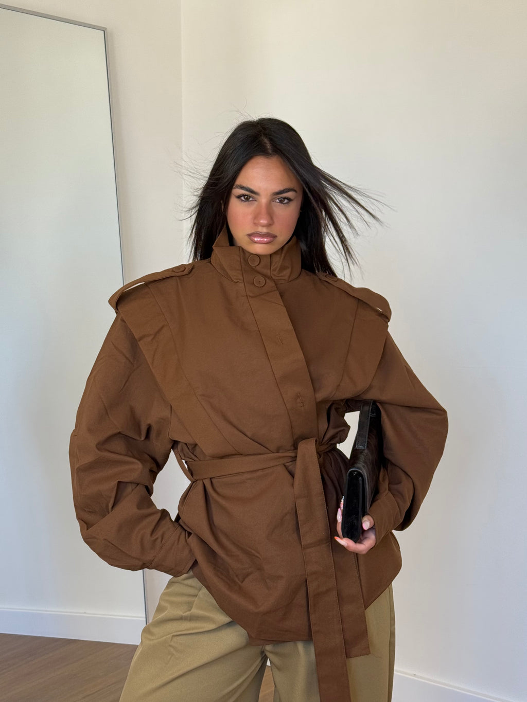 FUNNEL-NECK TRENCH COCCIO