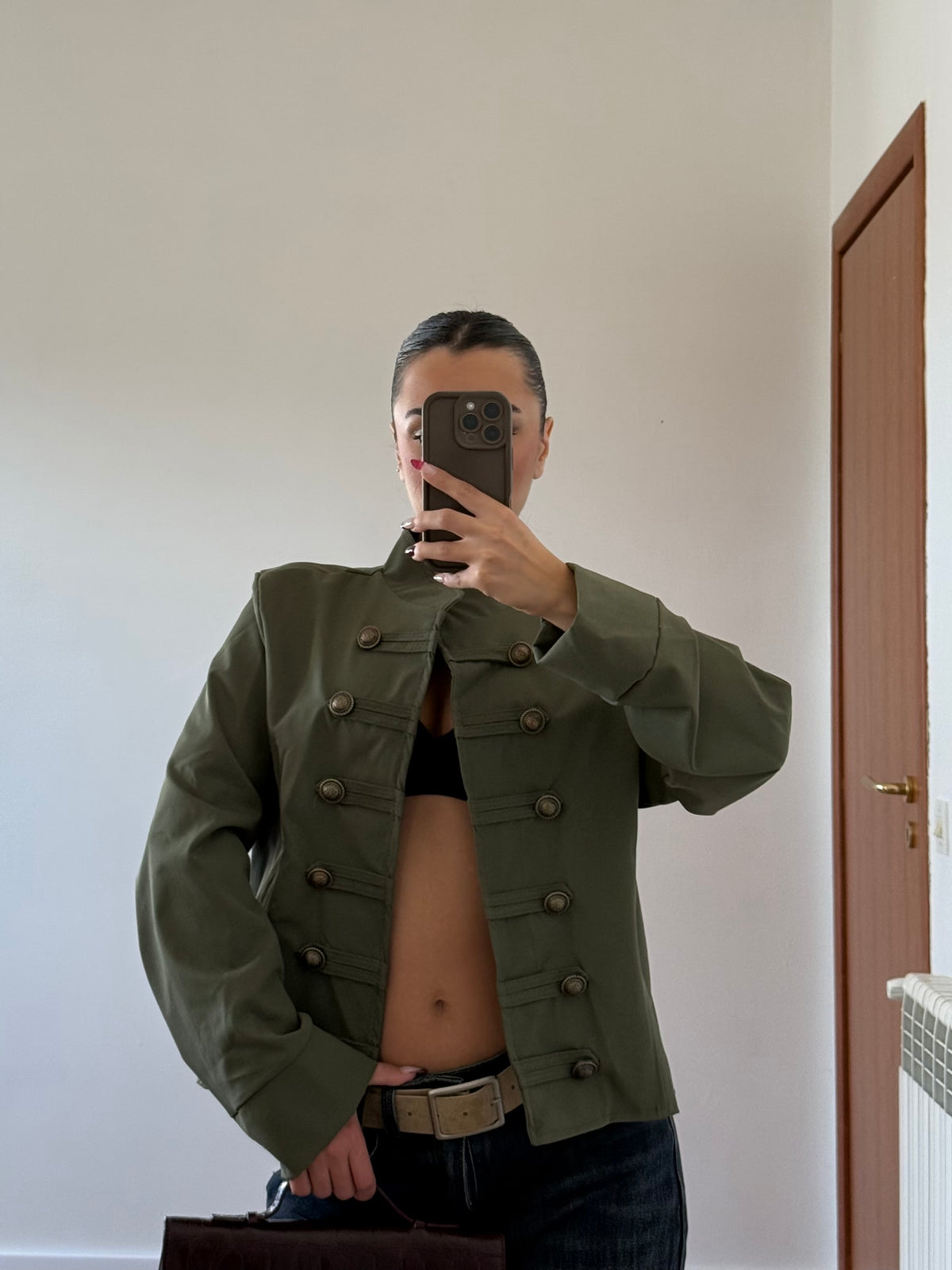 NAPOLEONIC-STYLE JACKET GREEN
