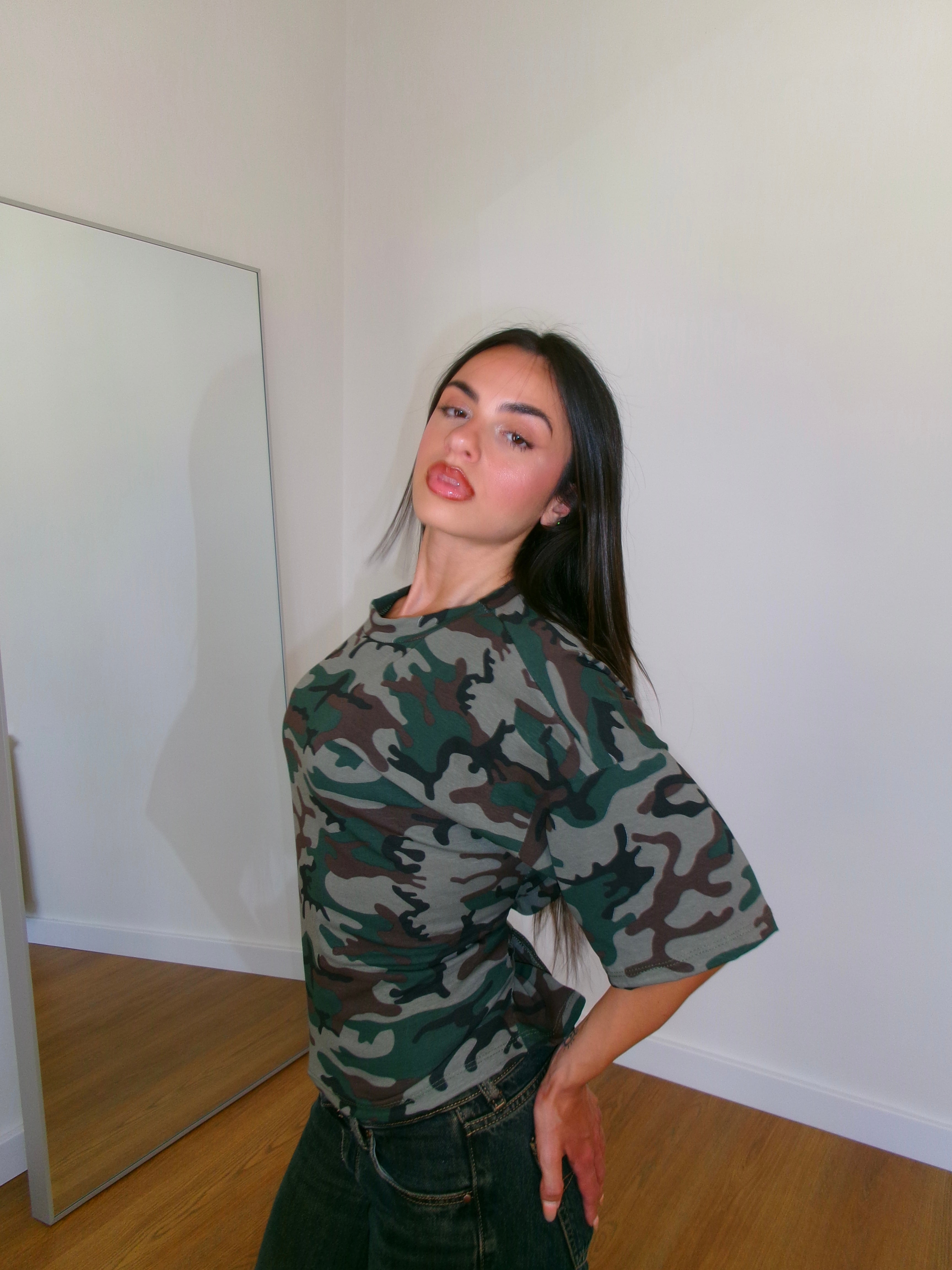 SHIRT BUSTINO MIMETICA