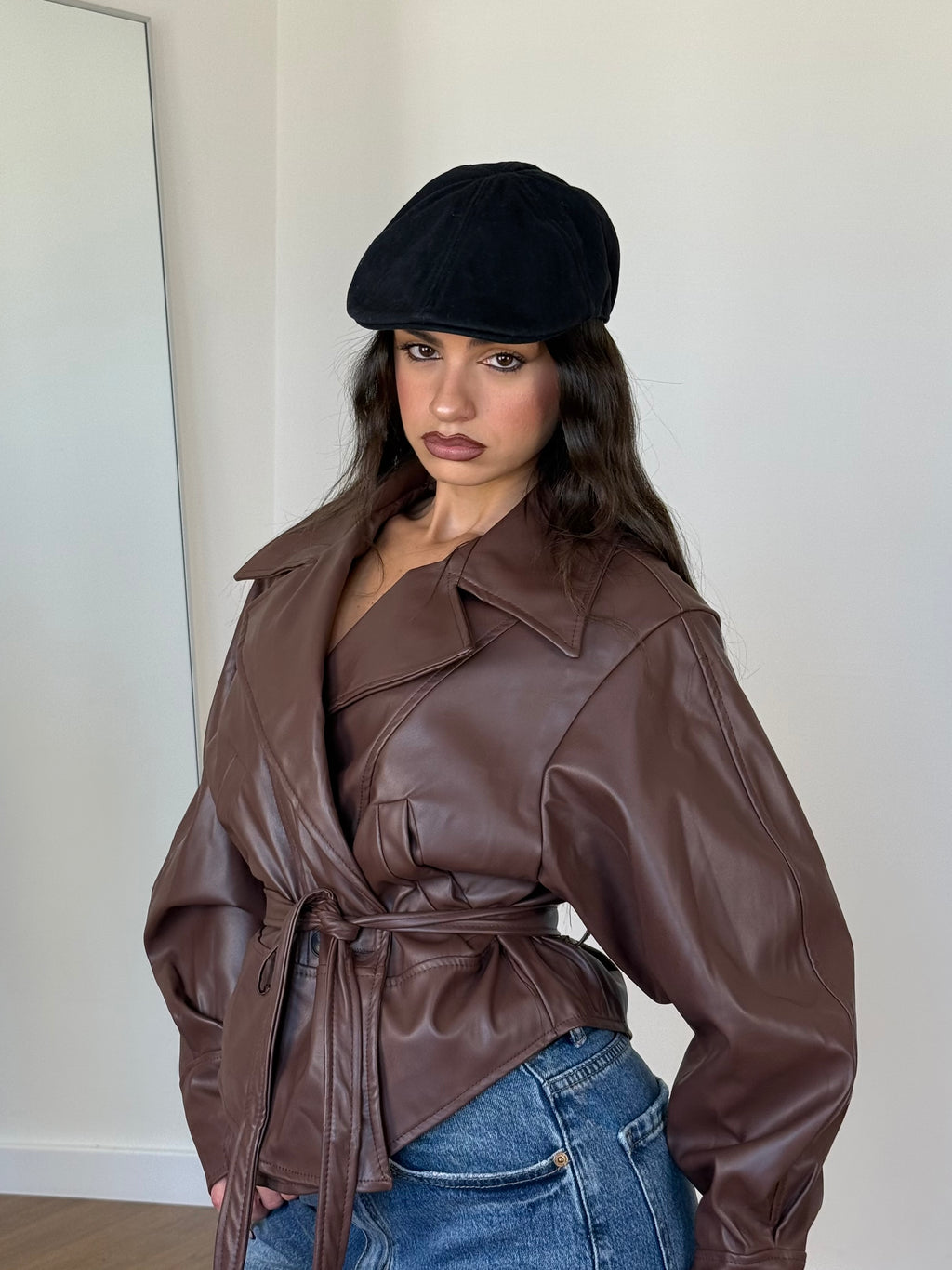 OLD ECOLEATHER VINTAGE JACKET BROWN