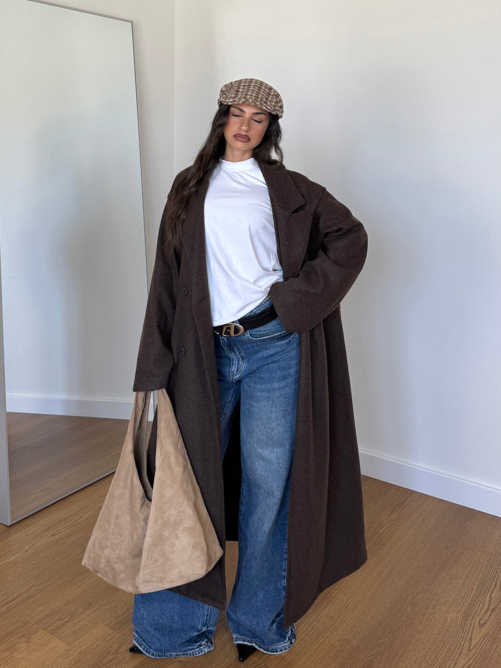 LONG HAILEY B. COAT JACKET BROWN
