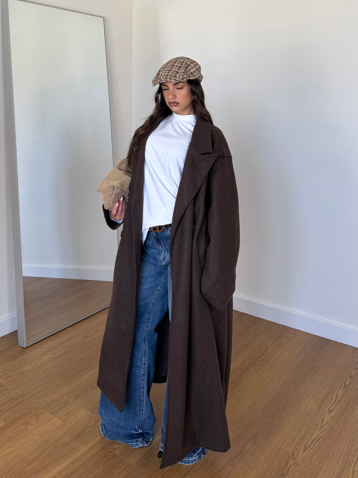 LONG HAILEY B. COAT JACKET BROWN