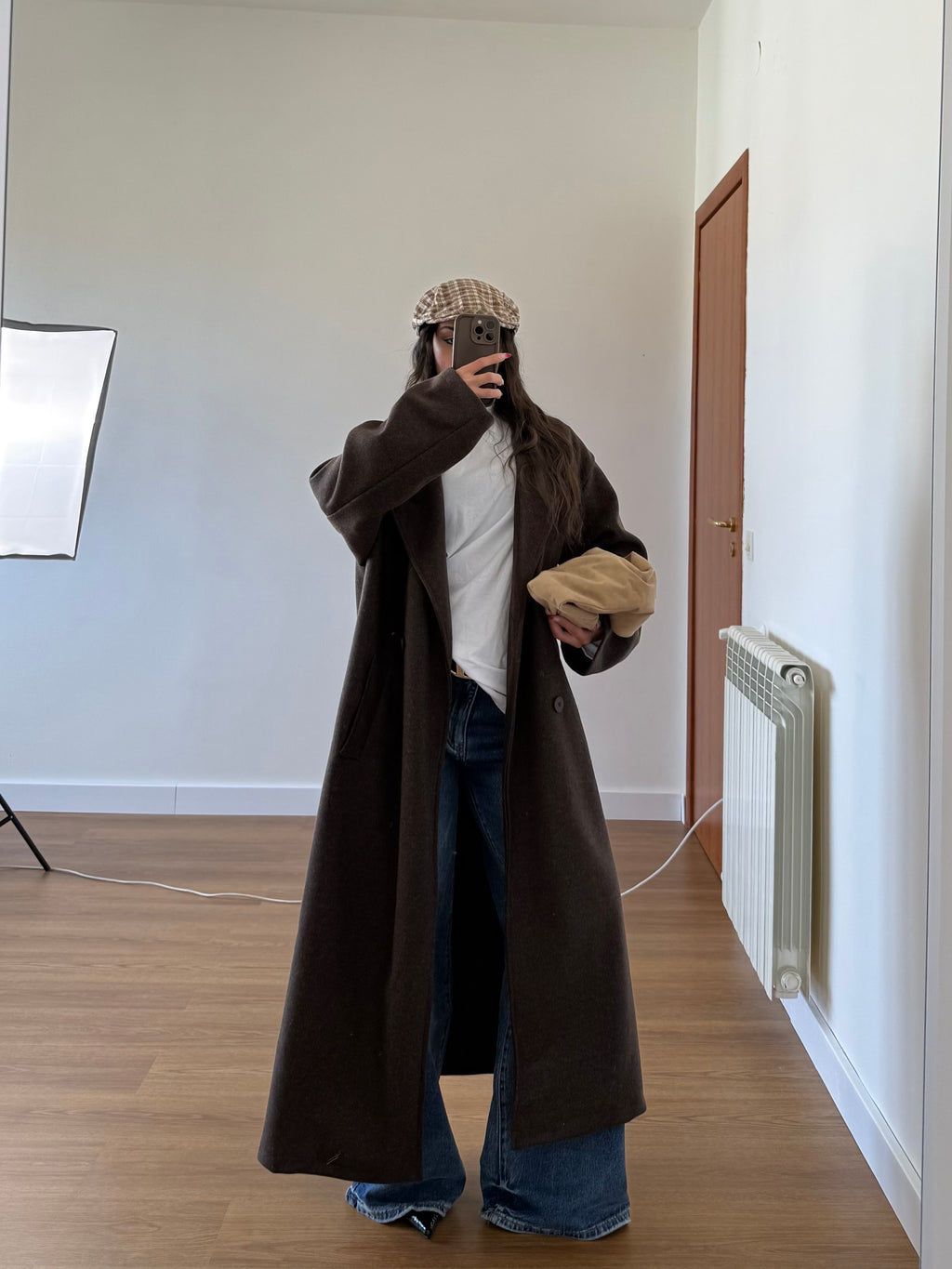 LONG HAILEY B. COAT JACKET BROWN