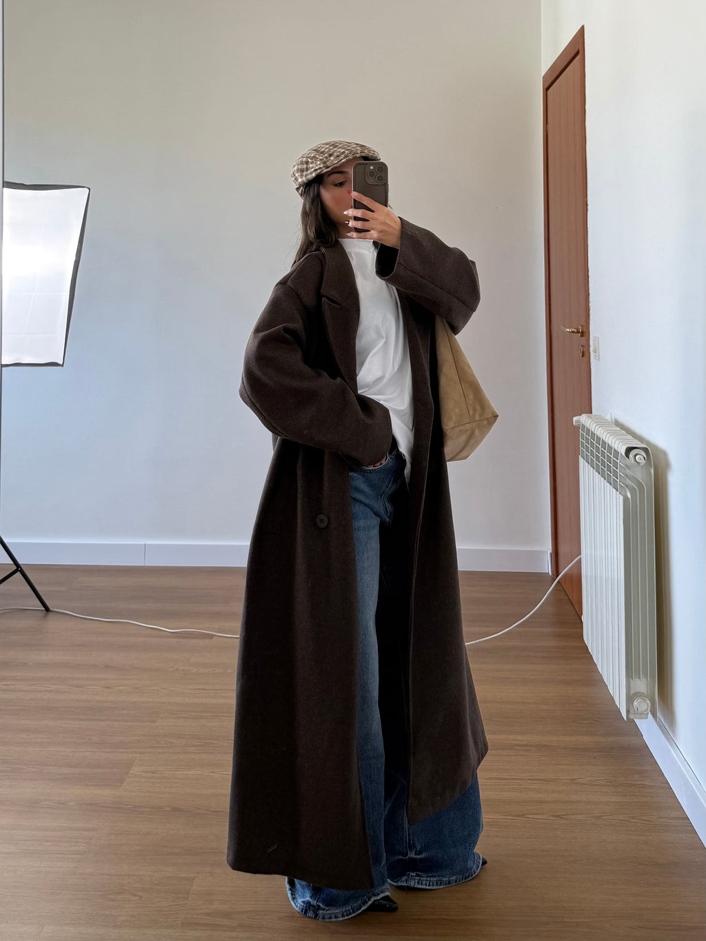LONG HAILEY B. COAT JACKET BROWN