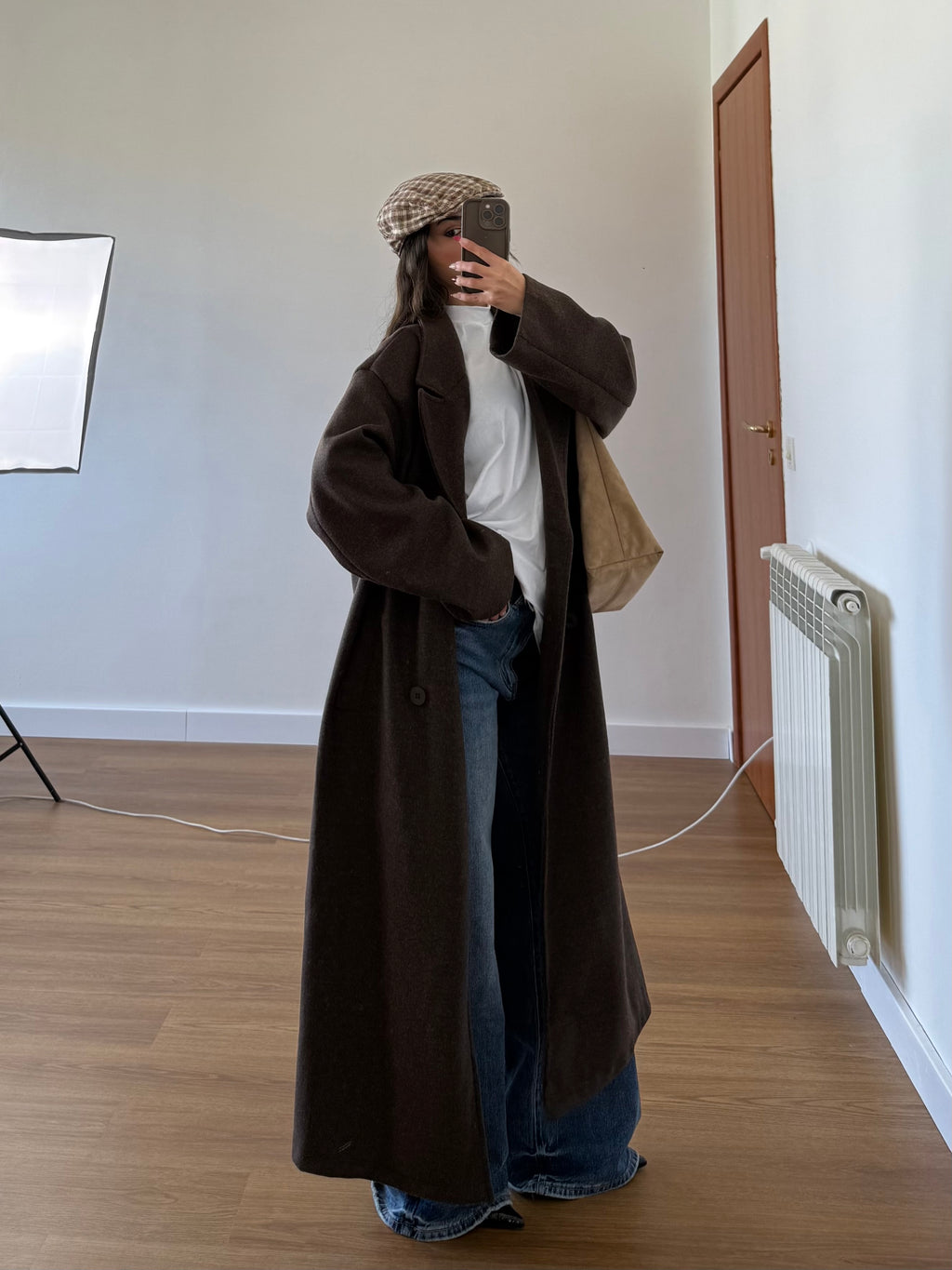 LONG HAILEY B. COAT JACKET BROWN