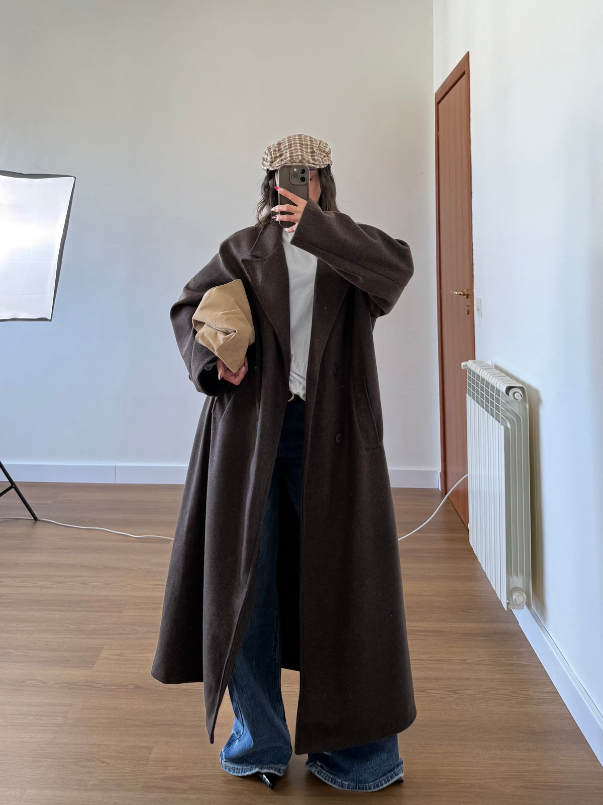 LONG HAILEY B. COAT JACKET BROWN