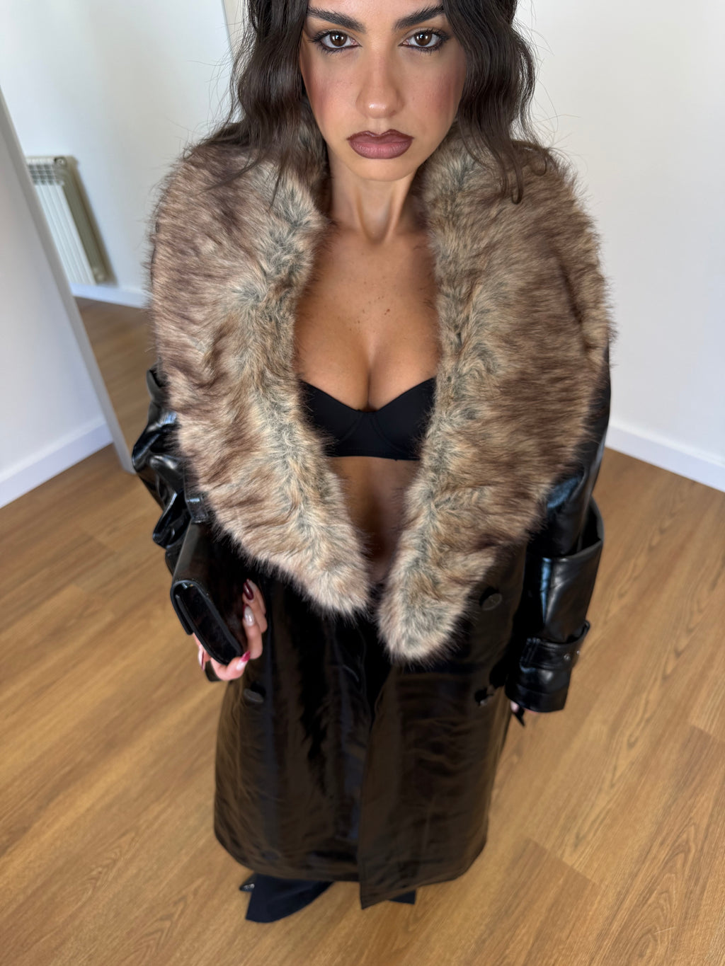 CRUELLA DEMON LONG TRENCH COAT JACKET
