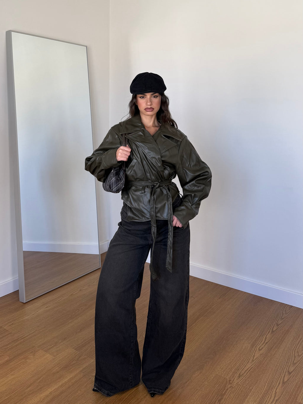 OLD ECOLEATHER VINTAGE JACKET GREEN