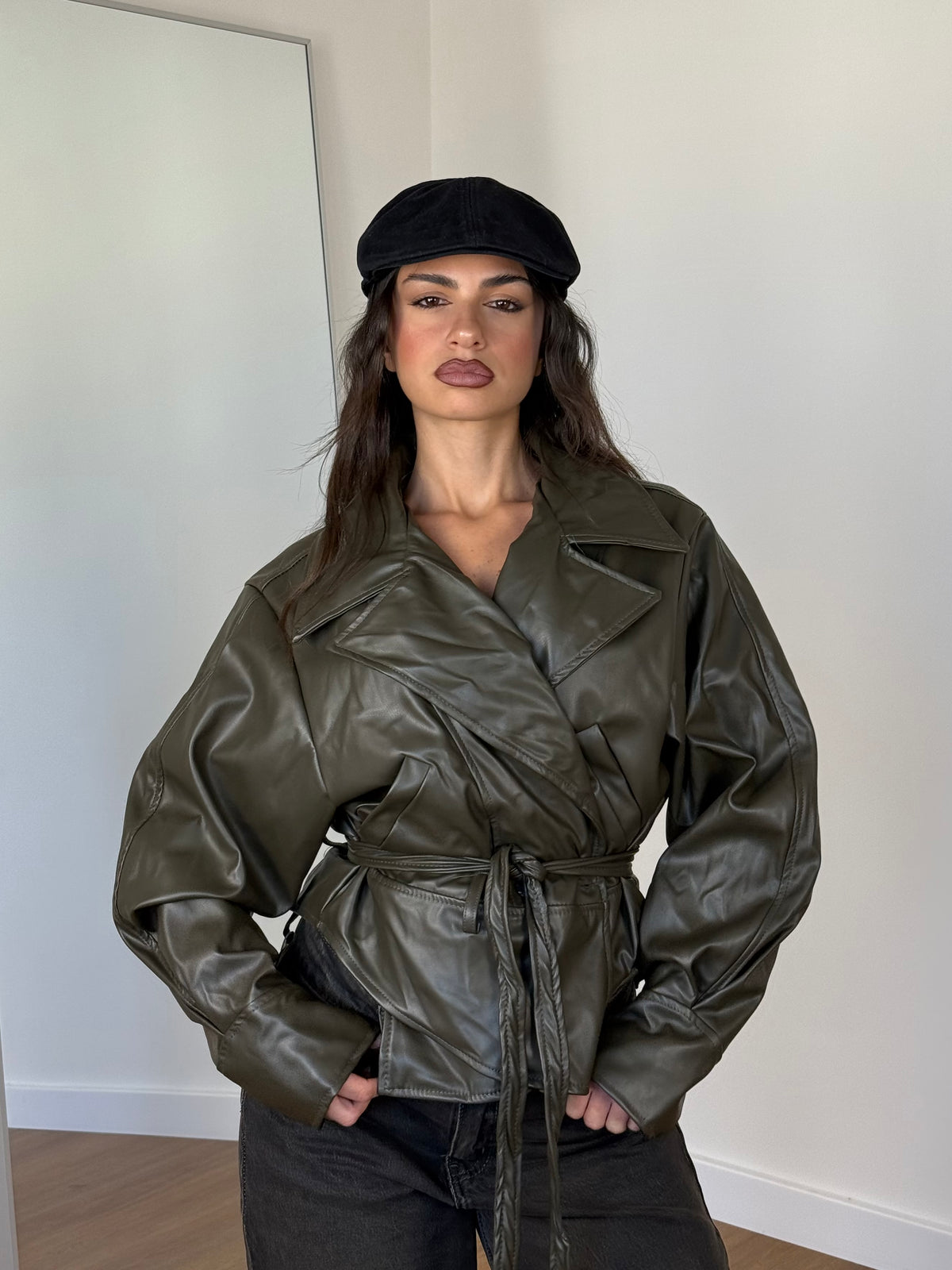 OLD ECOLEATHER VINTAGE JACKET GREEN