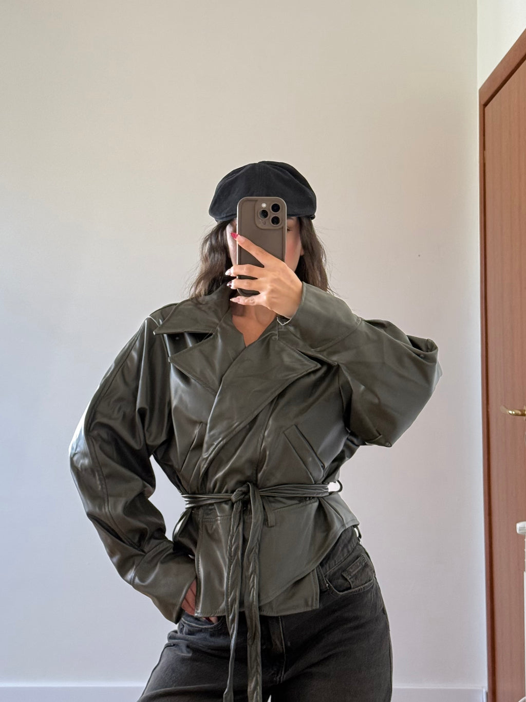 OLD ECOLEATHER VINTAGE JACKET GREEN