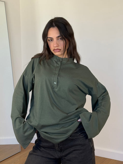 BUTTONS LONGSLEEVE SHIRT GREEN